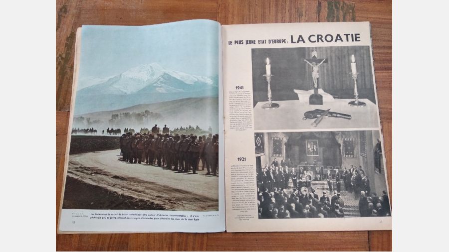 Very rare signal magazine ww2 Original No2 jun 1941 french edition war relic
