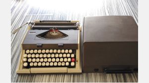 Typewriter vintage model Massa 3000